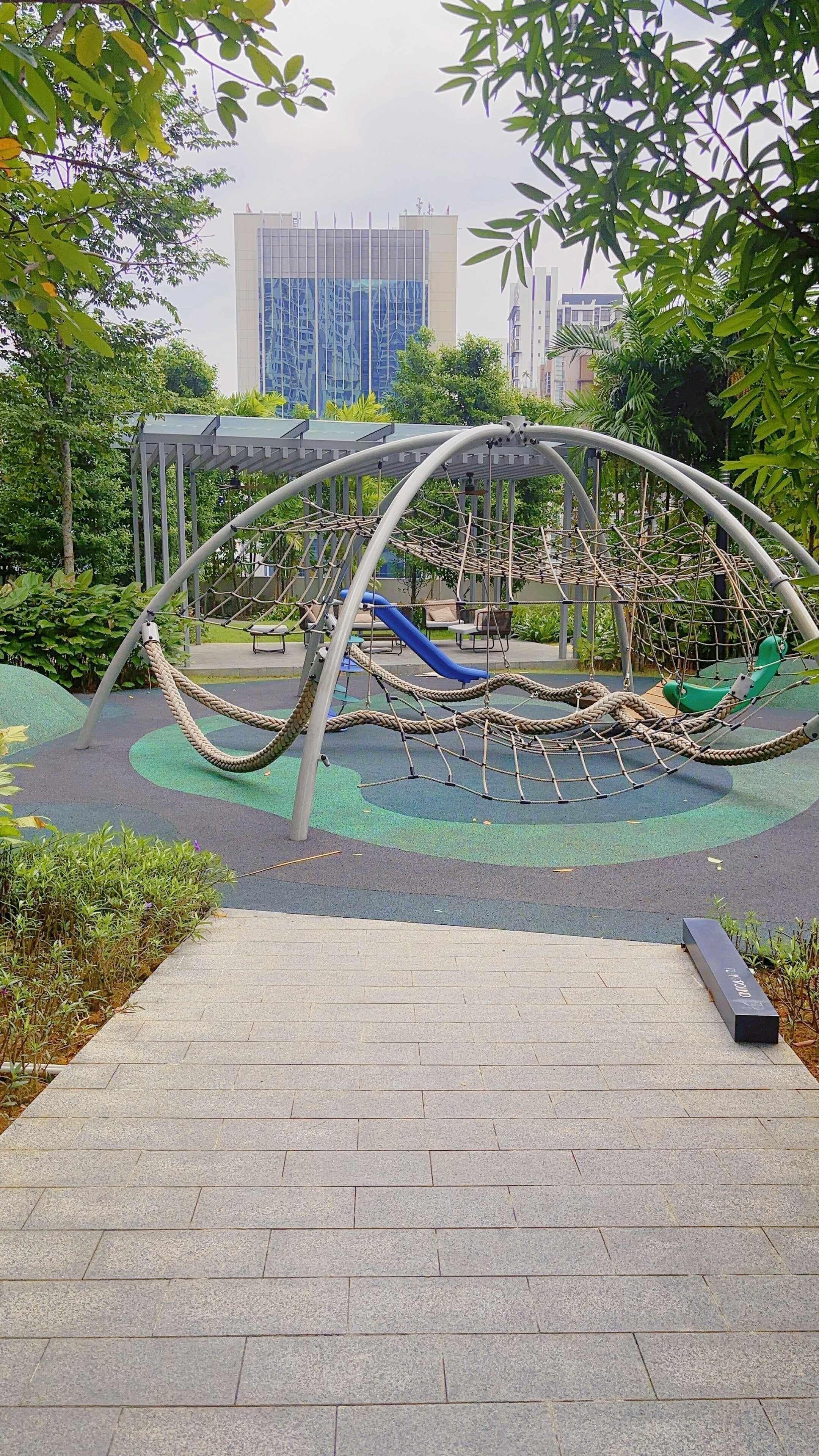 Apartemen Deluks, pemandangan kota | Teras/patio