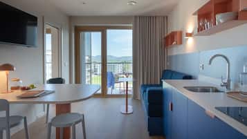 Comfort Apartment, 2 Bedrooms, City View | View from room