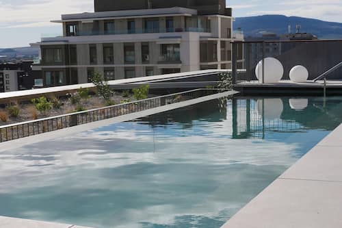 Seasonal outdoor pool
