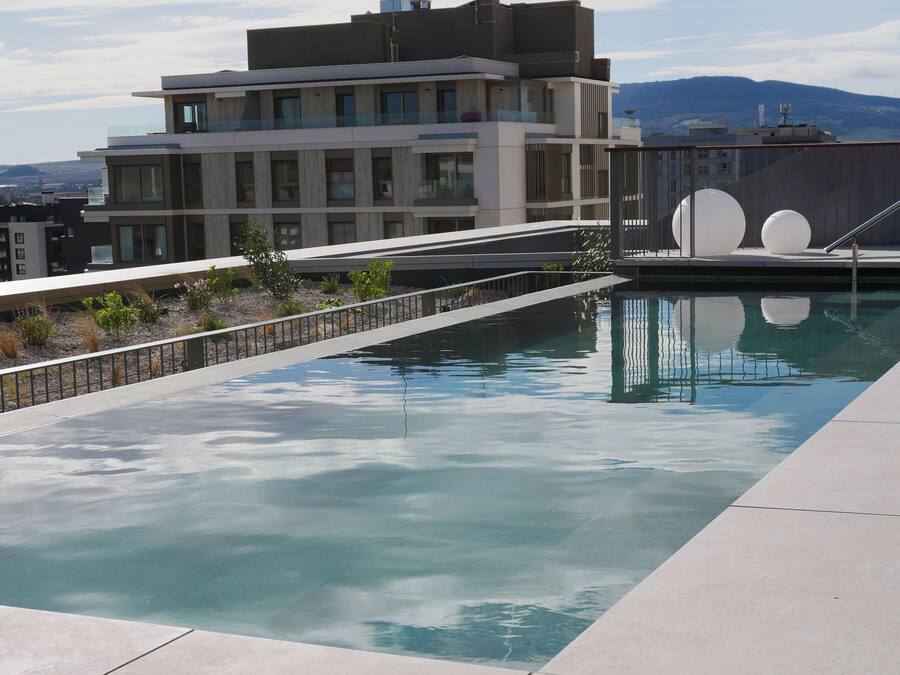 Seasonal outdoor pool