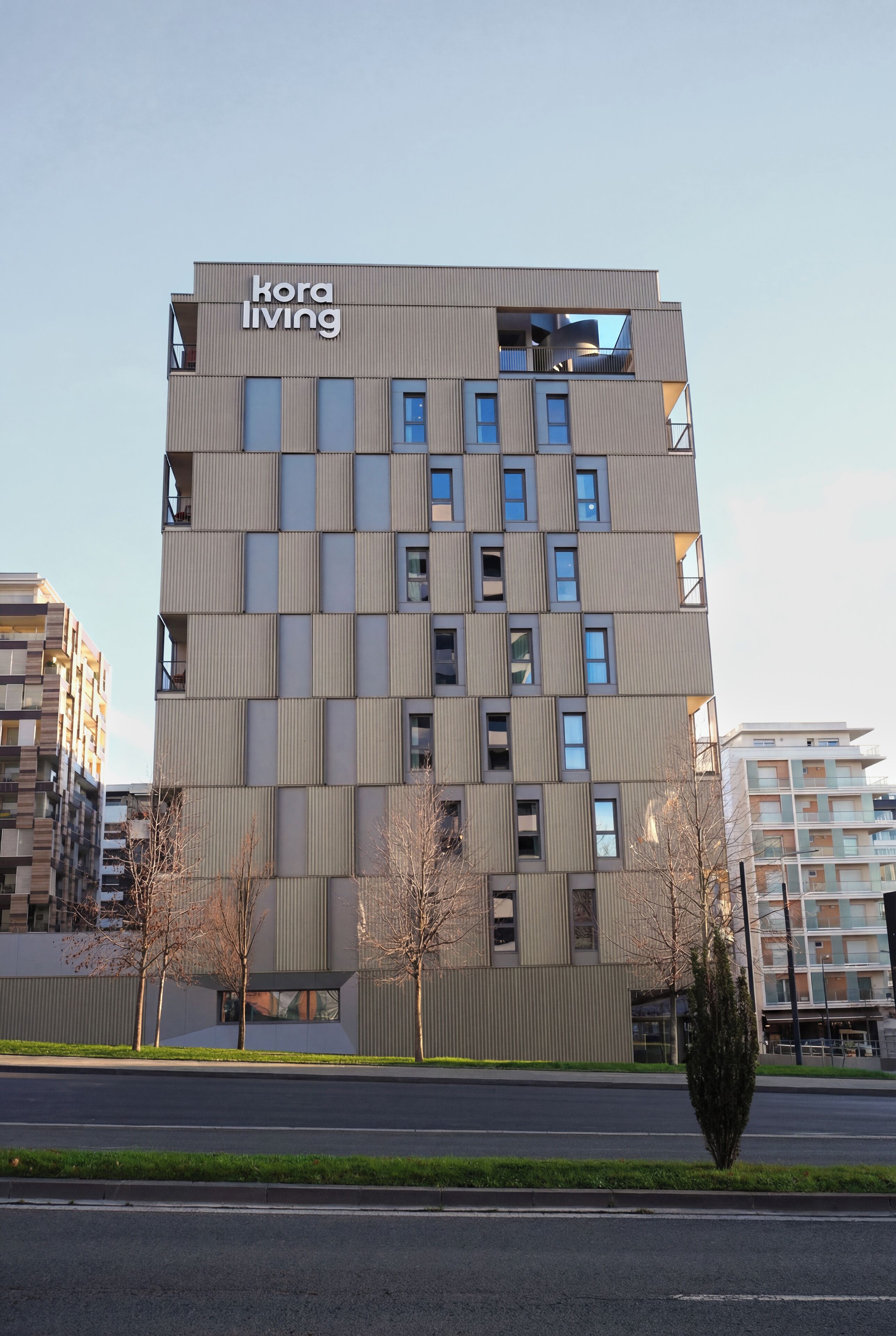 Façade de l’hébergement