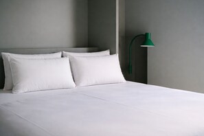 Studio, vue ville | Literie de qualité supérieure, couette en duvet d'oie