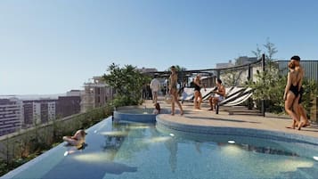 Piscina en la azotea