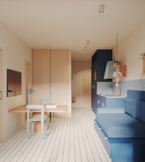 Comfort Apartment, 2 Bedrooms, City View | Premium bedding, down comforters, in-room safe, desk