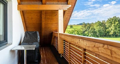 Apartamento 'Fernsicht' con jardín comunitario, balcón y wifi