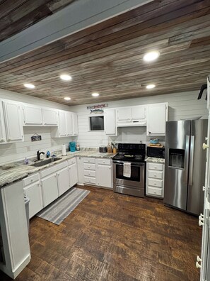 Microwave, oven, stovetop