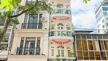 Majoituspaikan julkisivu