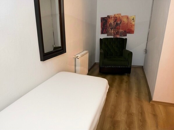 Apartment | Desk, laptop workspace, soundproofing, iron/ironing board