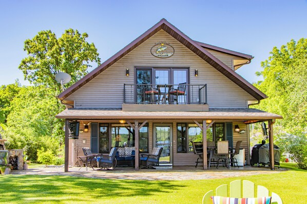 Exterior - Welcome to your perfect getaway on the serene shores of Lake Eau Claire! (Augusta)