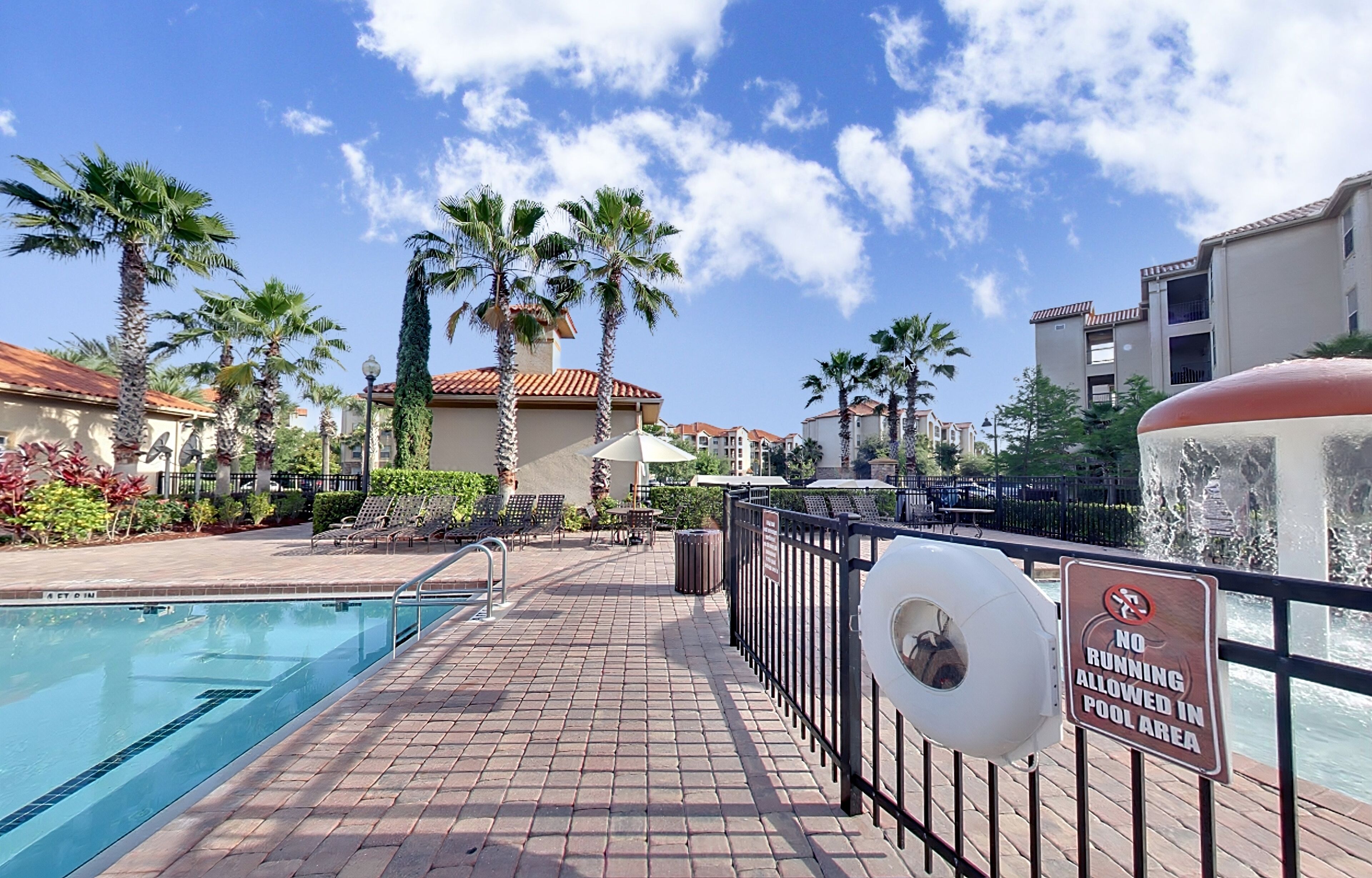 Una piscina riscaldata