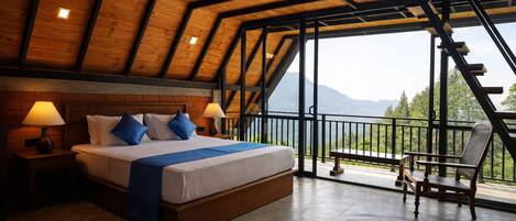 Panoramic-Ferienhütte, Mehrere Betten, Bergblick