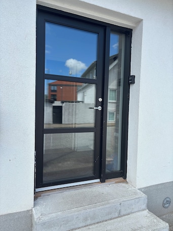 Exterior detail. "Cozy Apartment Isabella on the ground floor in central Hjørring