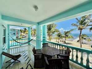 Gallery Condo, Air conditioning, Beach View | Terrace/patio - Sunset Beach Resort (San Pedro)