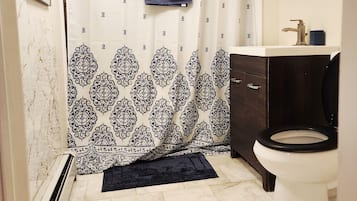 Towels, soap, toilet paper