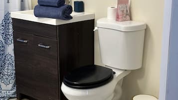 Towels, soap, toilet paper