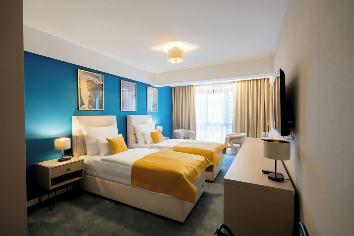 Chambre Deluxe avec lits jumeaux | Wi-Fi gratuit