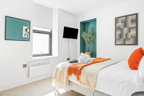 Boho Vista| Stylish Central1BR Flat in Cardiff Bay