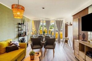 TV - Apartment 'Superior 238' with Mountain View, Shared Garden and Wi-Fi (Braunlage)