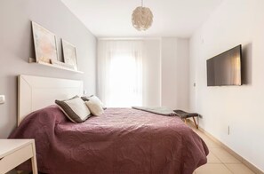 1 sovrum, strykjärn/strykbräda, gratis wi-fi och sängkläder