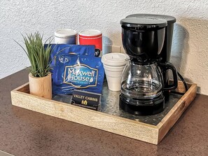 Kaffe och/eller kaffebryggare