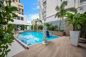 Outdoor pool, sun loungers -  Abitta Condado by IHG (San Juan)