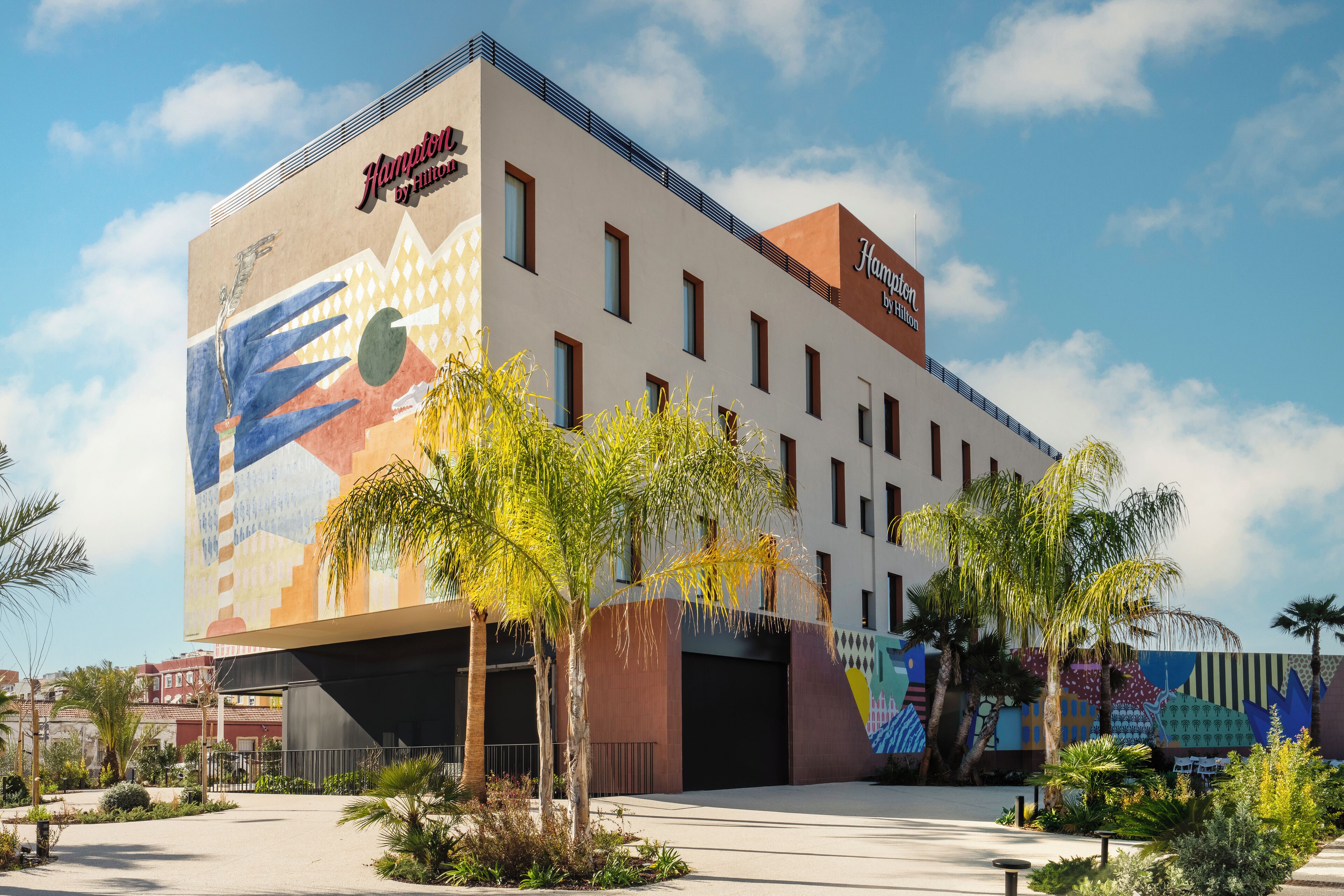 Voorkant van accommodatie