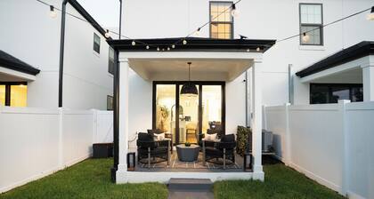 3BR/Designed Ybor Home/Mins to Everything in Tanpa/Rooftop Firepit/Bikes/Picnic