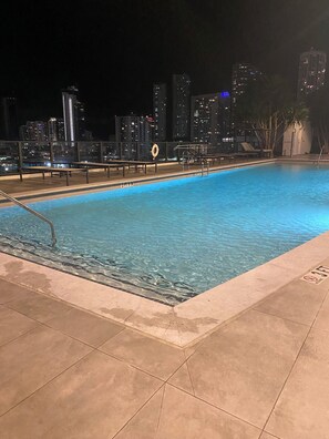 Pool - Spectacular studio with ocean view in the heart of Miami (Miami)
