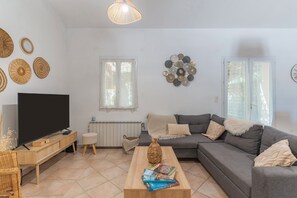 TV, DVD player, table tennis