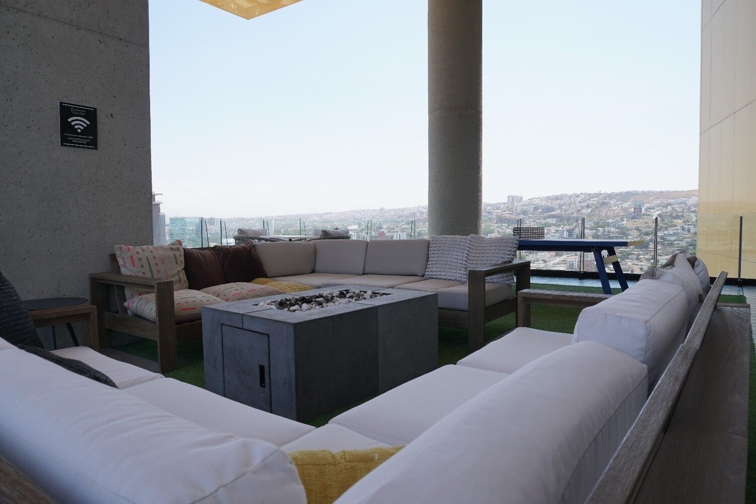 Enceinte de l’hébergement