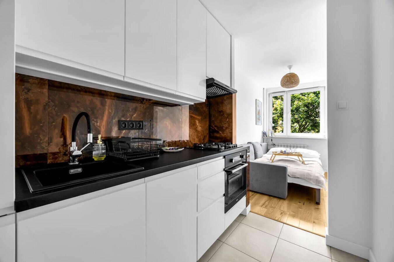 Kühlschrank, Ofen, Herdplatte, Geschirrspüler