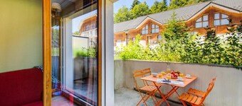 300m from ski slopes, fitness, swimming pool, parking, tv, ski locker, 25m², La Féclaz