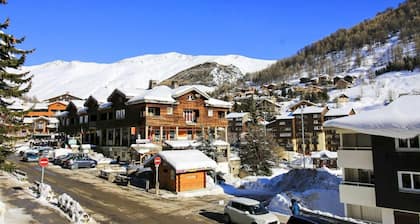 Ski-in/ski-out & foot of the slopes, balcony, parking, tv, ski locker, 36m², Val d'Allos