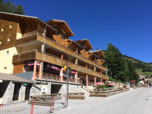 Pied des pistes de ski, balcon, parking, télévision, casier à ski, 36m², Val d'Allos