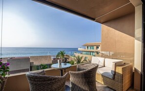 Appart'hôtel Deluxe, balcon, vue océan | Balcon