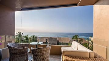 Leilighet – deluxe, balkong, havutsikt | Utsikt fra balkong