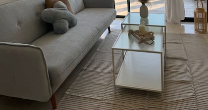 Spacious 6-bedroom apartment in serene Caesarea with fitness room, AC, pool