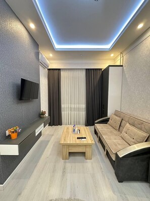 Comfort Apartment, Balcony, Garden View | Blackout drapes, iron/ironing board, free WiFi, wheelchair access - Apartments Tashkent city Gardens E8 (Tashkent)