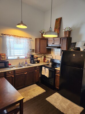 Microwave, oven, stovetop