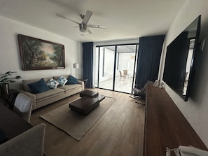 Family Apartment, 2 Bedrooms, Hill View | Living area - LUXOR & CONDO OJOS ESPAÑOLES (Chapala)