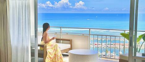 Vista a la playa o al mar