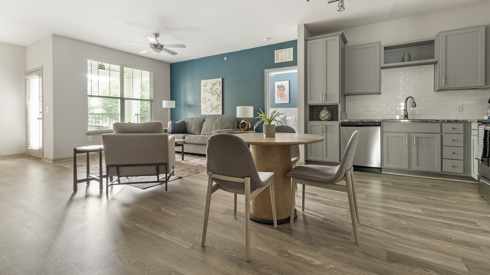 Apartment, 2 Bedrooms | Private kitchen | Full-size fridge, microwave, oven, stovetop