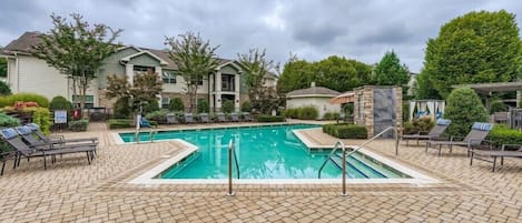 Seasonal outdoor pool