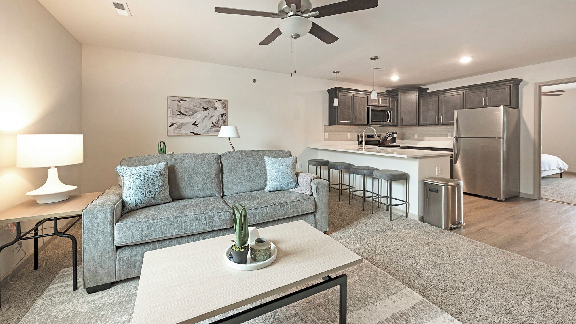 Apartment, 1 Bedroom | Living area