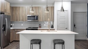 Apartment, 2 Bedrooms | Private kitchen | Coffee/tea maker