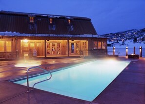 Una piscina climatizada