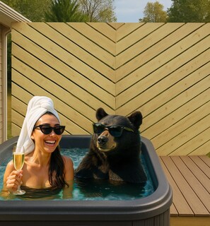 Baignoire à remous extérieure