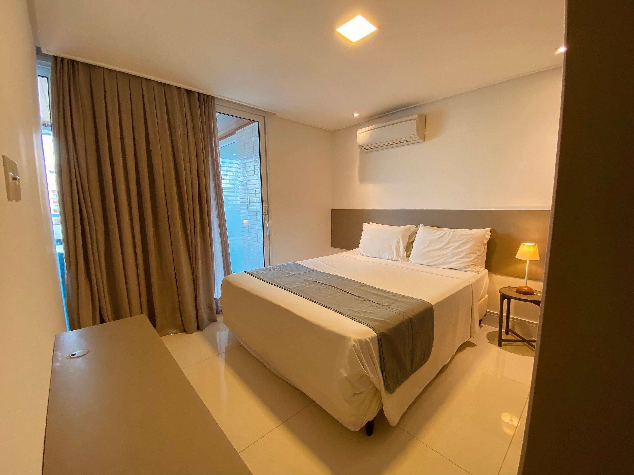 Basic Apartment | Peralatan tempat tidur hipoalergenik, Wi-fi percuma, cadar katil 