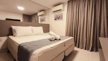 Apartamento | Roupas de cama antialérgicas, Wi-Fi de cortesia, roupa de cama