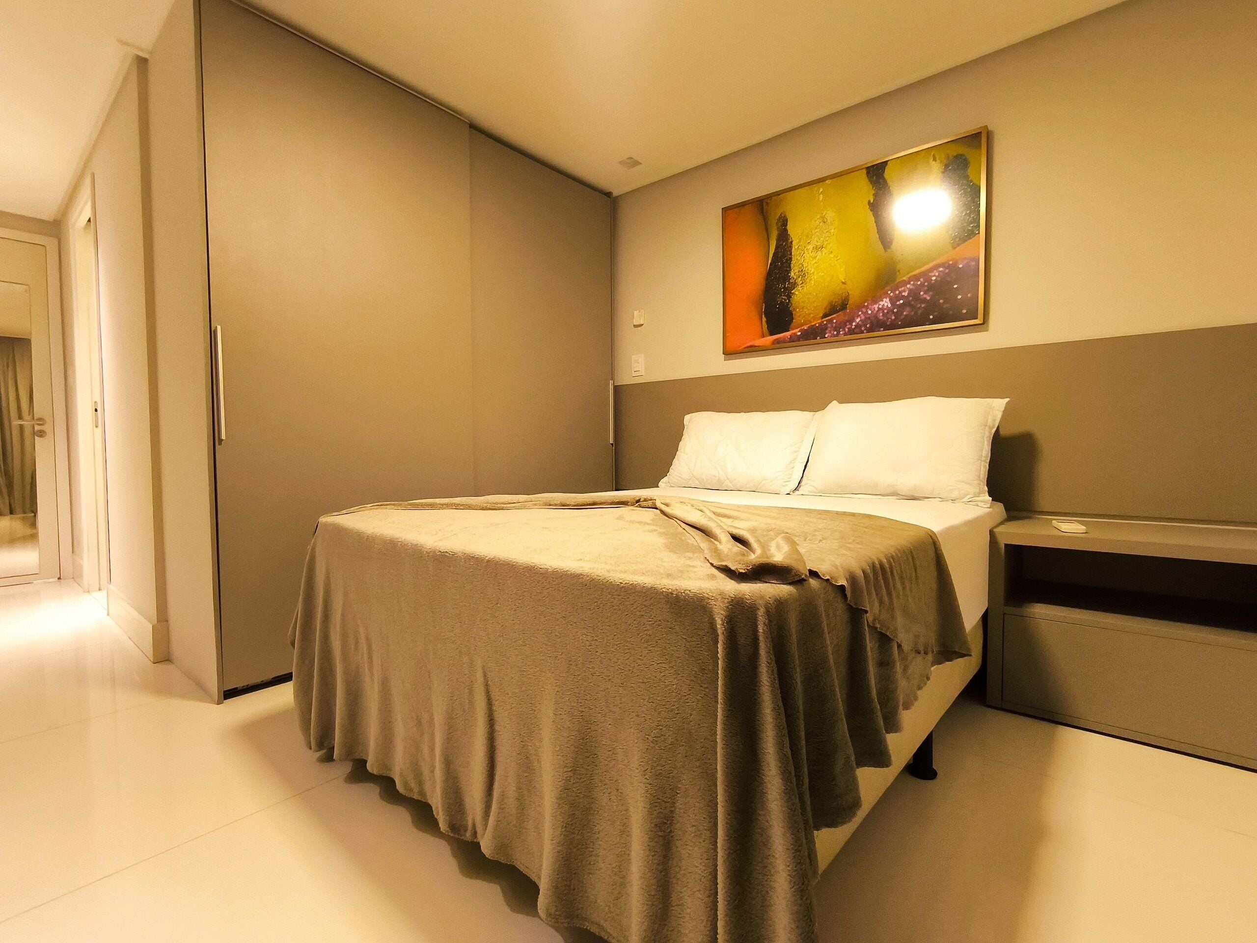 Deluxe Apartment | Peralatan tempat tidur hipoalergenik, Wi-fi percuma, cadar katil 